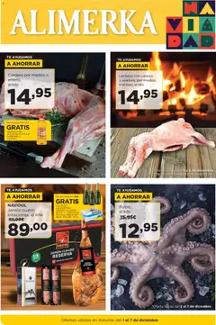 Vista previa del folleto Alimerka folleto Asturias válido desde 01/12/2025