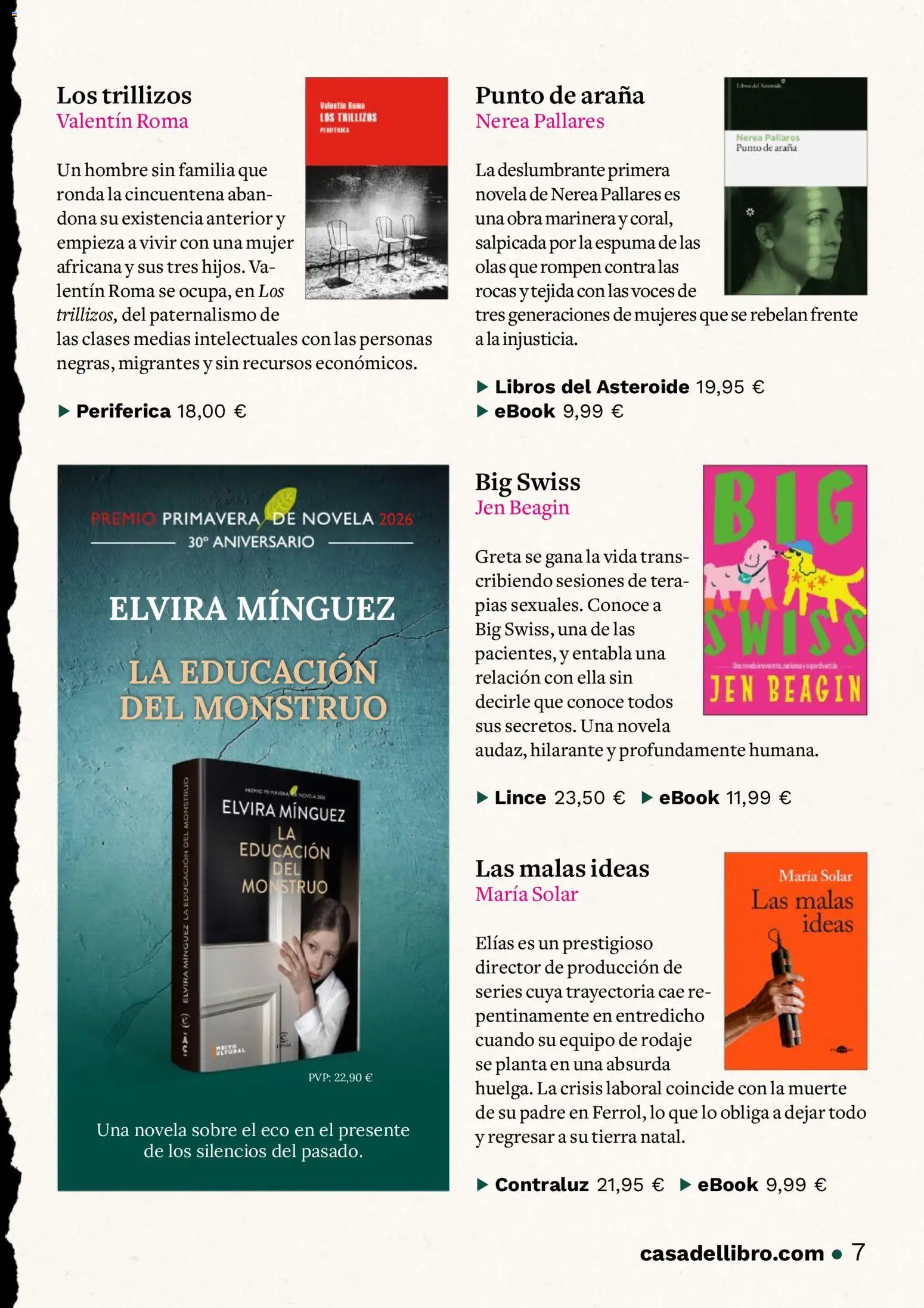 Casa del libro folleto - Página de 7 - Válido desde 01/04/2026