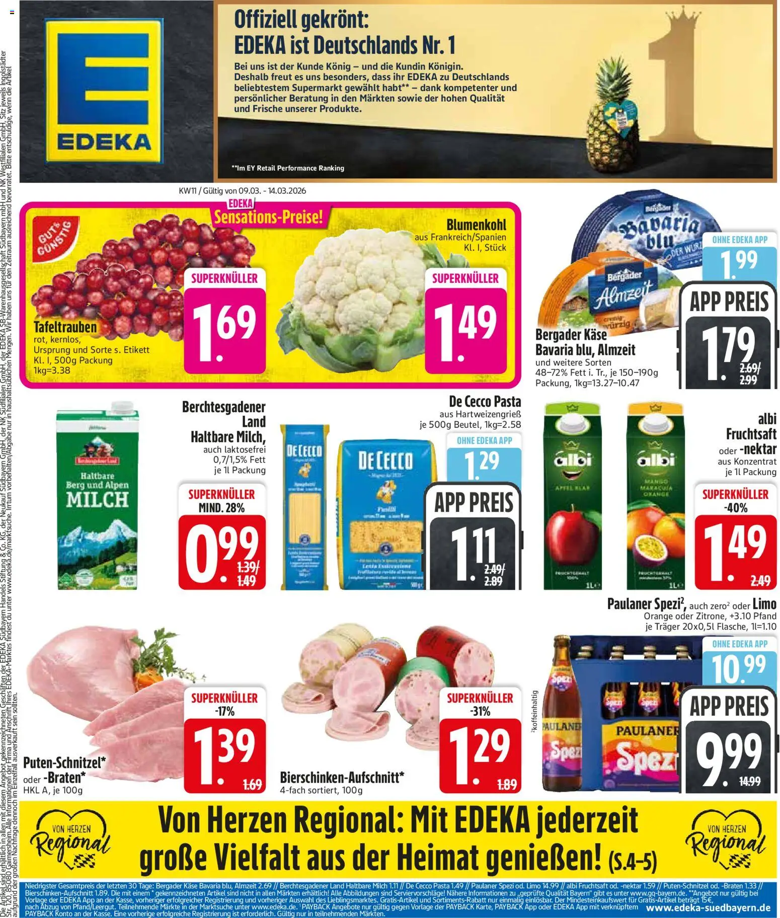 Edeka DE - DE Folder - pagina 1- geldig vanaf 09-03-2026