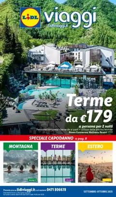 Anteprima Lidl Viaggi catalogo valida dal 08/09/2025