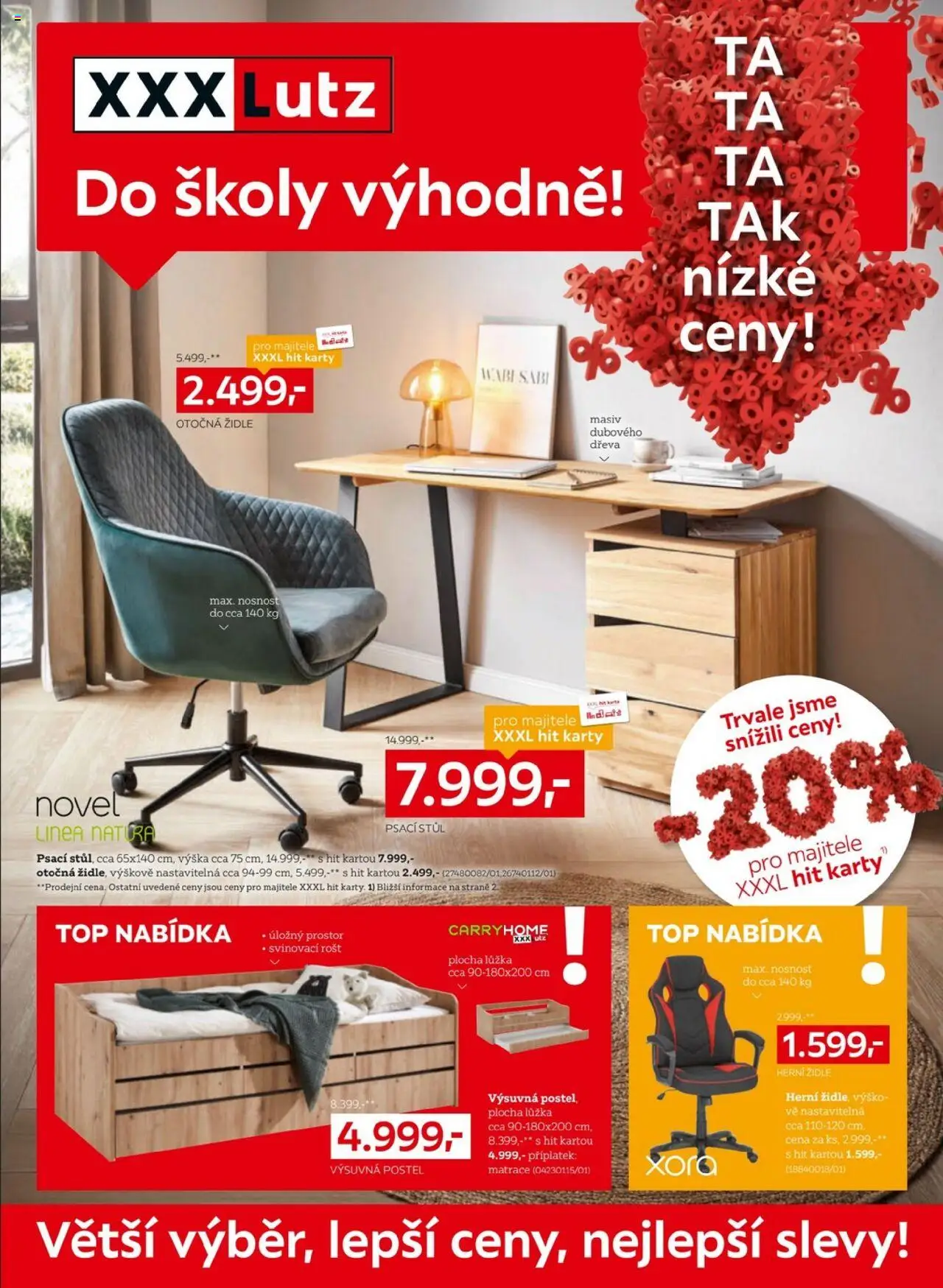 XXXLutz leták - Do školy výhodně s XXXLutz - strana 1- platný od 04.08.2025