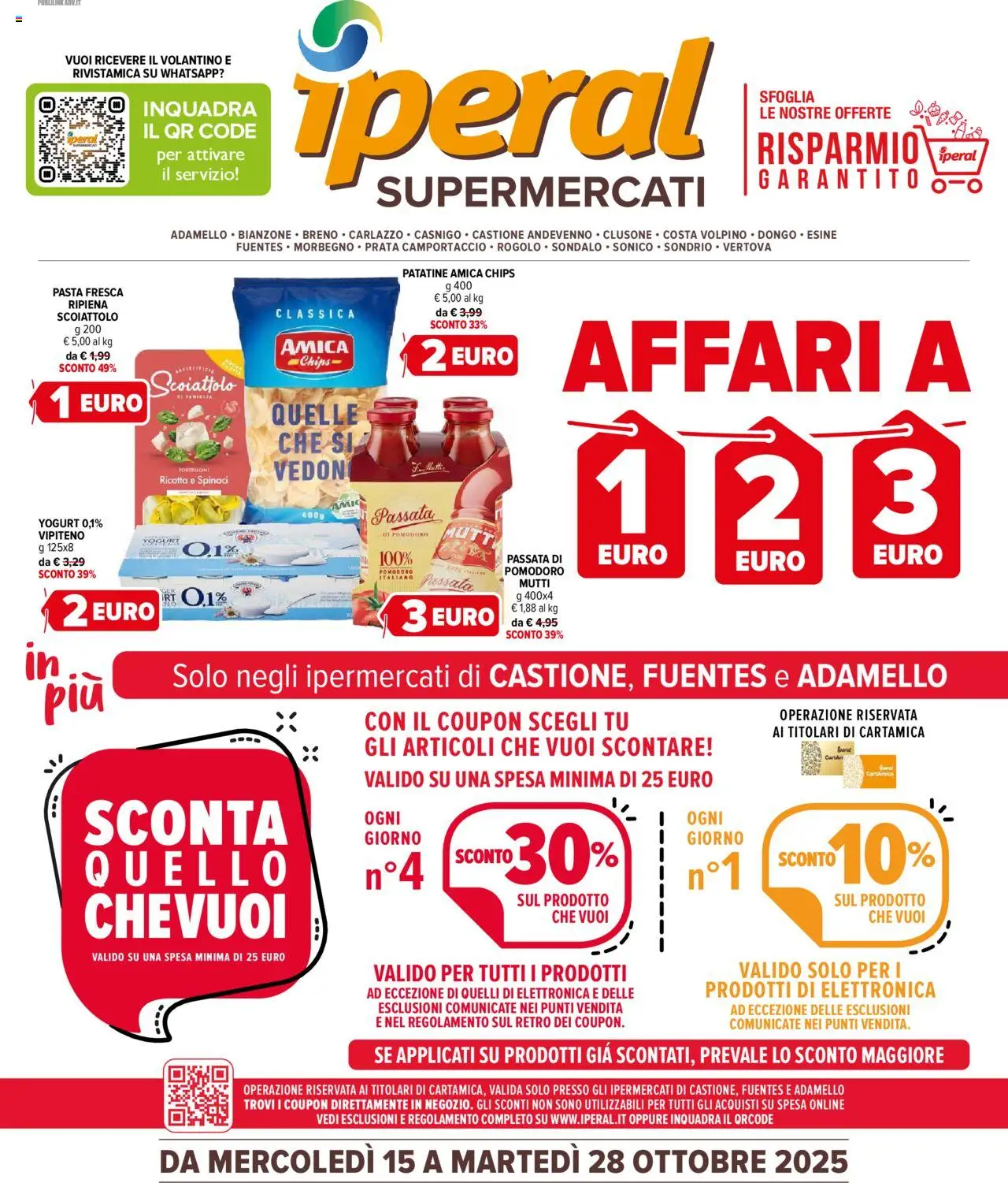 Volantino Iperal	 - pagina 1 - valido dal 15/10/2025