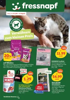 Vorschau Fressnapf Prospekt gültig ab 31.07.2025