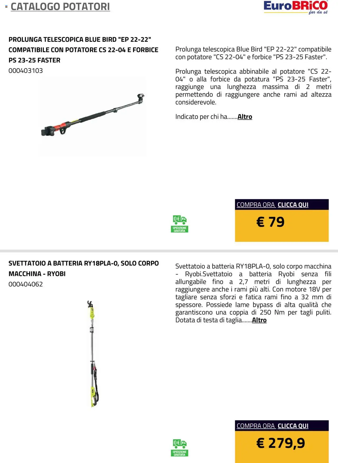Eurobrico Potatori catalogo - pagina 11 - valido dal 23/07/2025