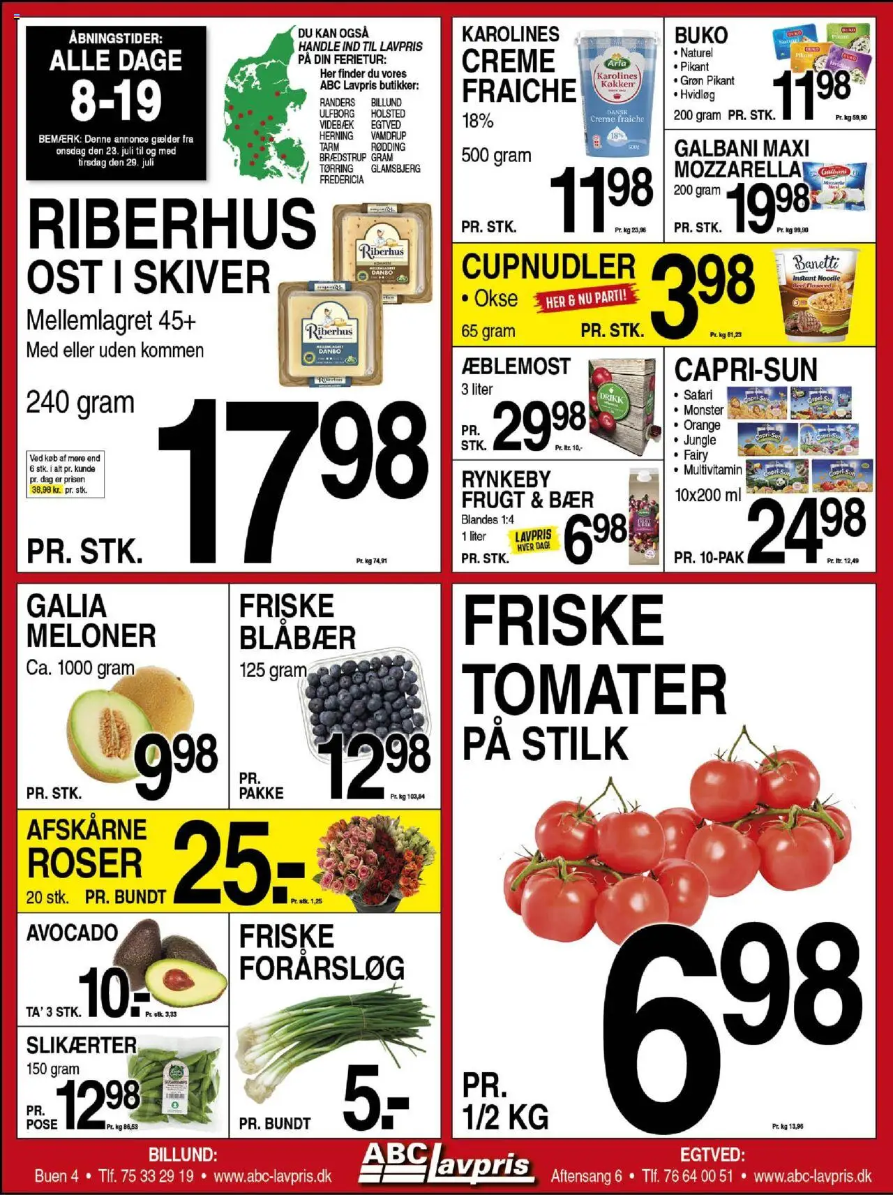 Abc Lavpris - Tilbudsavis - side 1- gyldig fra 23/07/2025