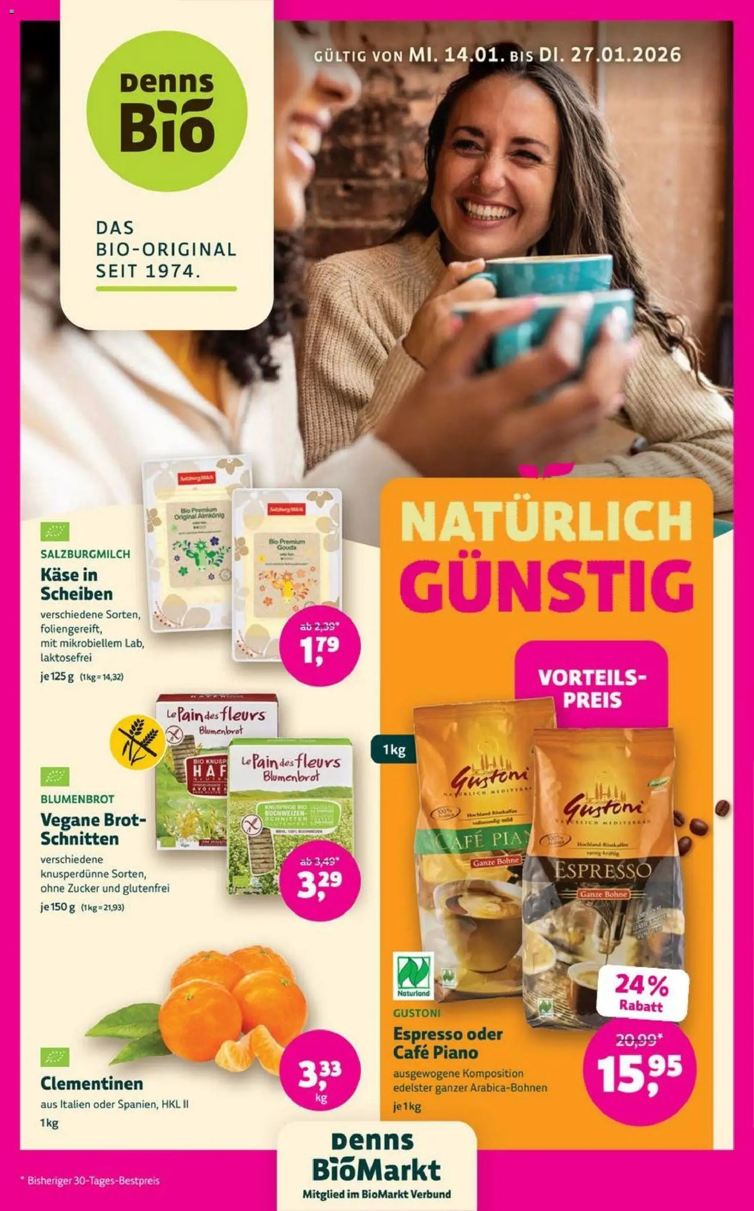 Denns BioMarkt Angebote - Seite 1 - gültig ab 14.01.2026