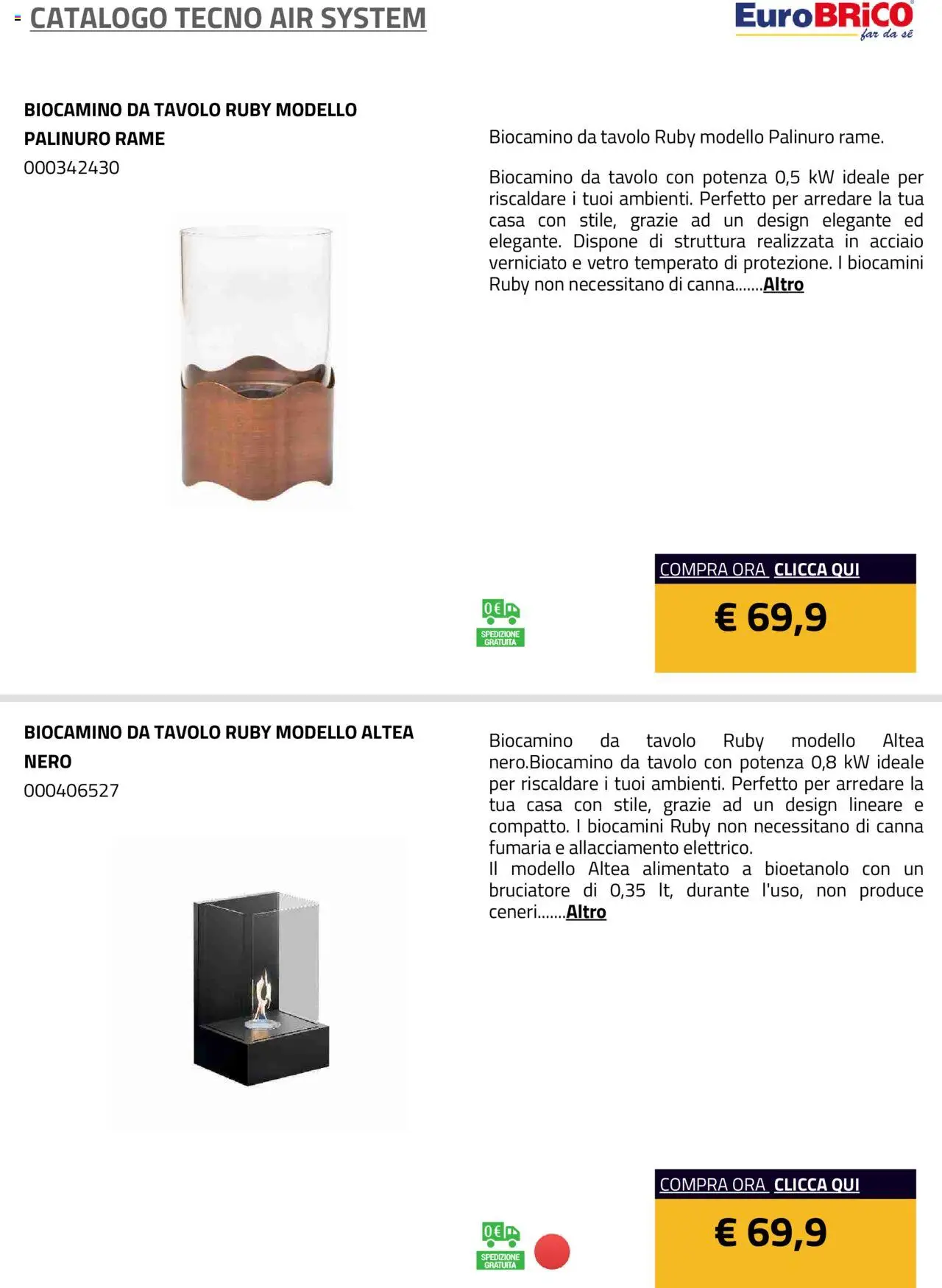 Eurobrico Tecno Air System catalogo - pagina 4 - valido dal 23/07/2025