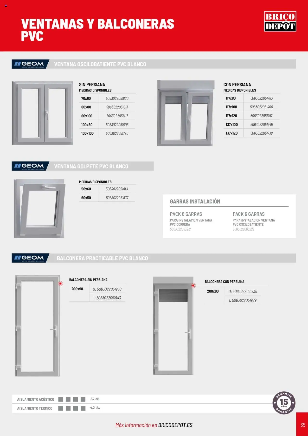 Brico Depôt Puertas y ventanas - Página de 35 - Válido desde 23/07/2025