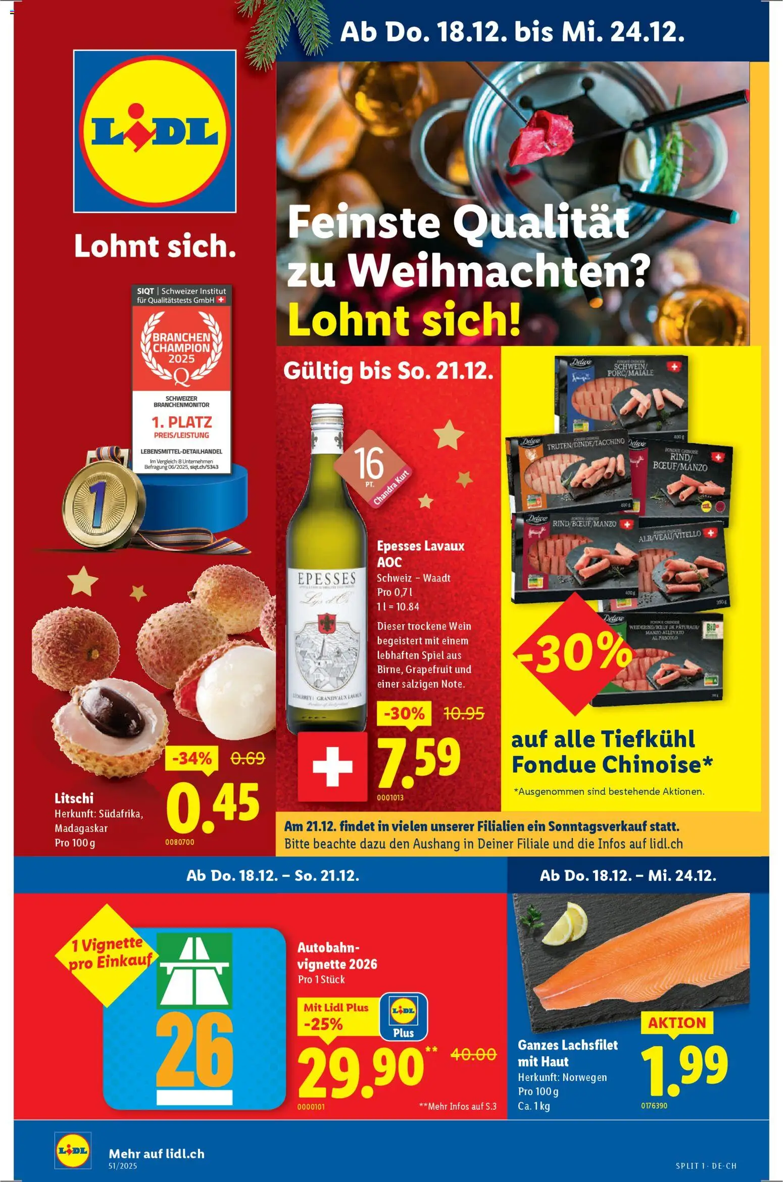 Lidl Aktionen - Seite 1- gültig ab 18.12.2025