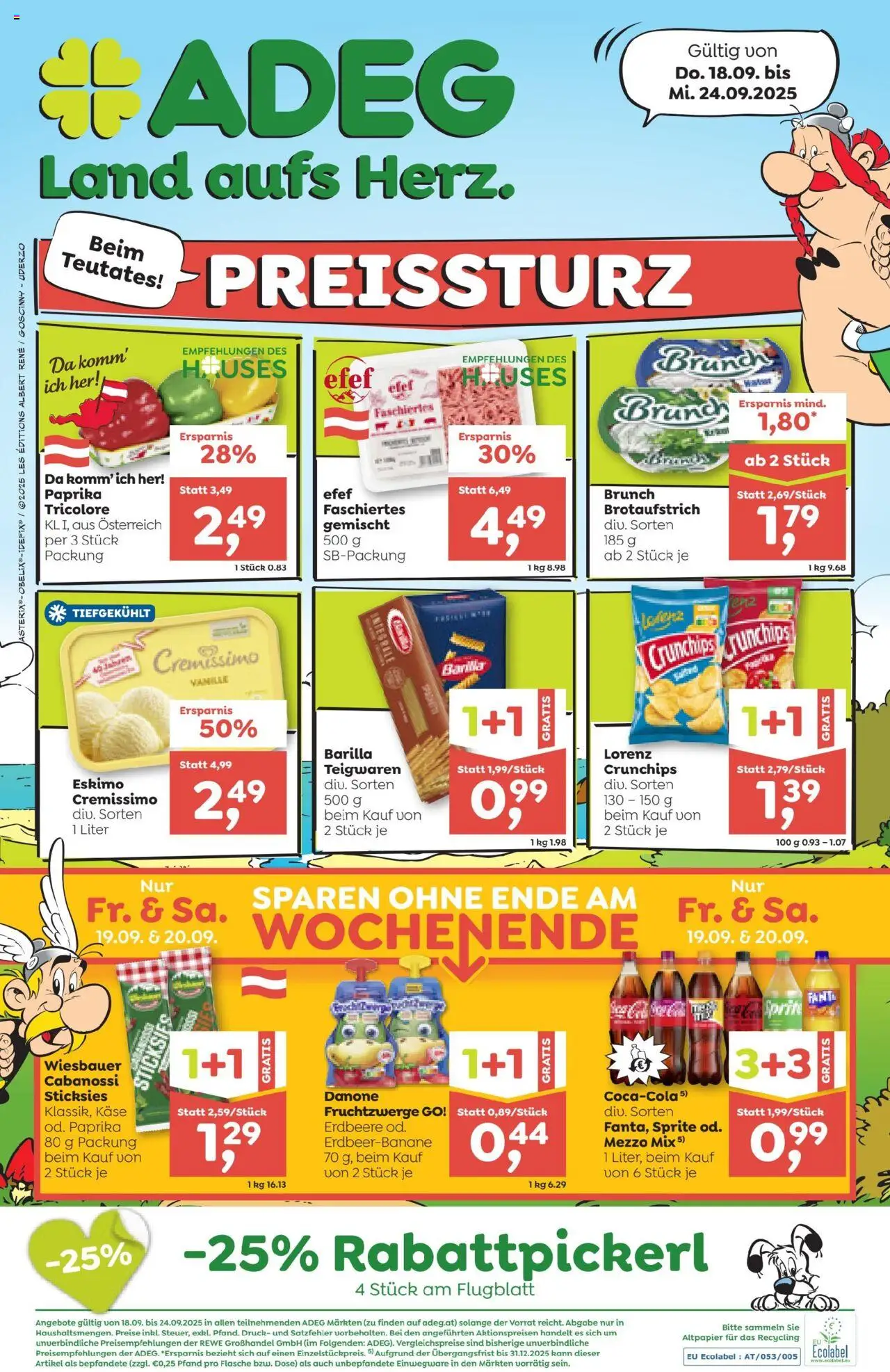 ADEG Vorarlberg - Seite 1- gültig ab 18.09.2025