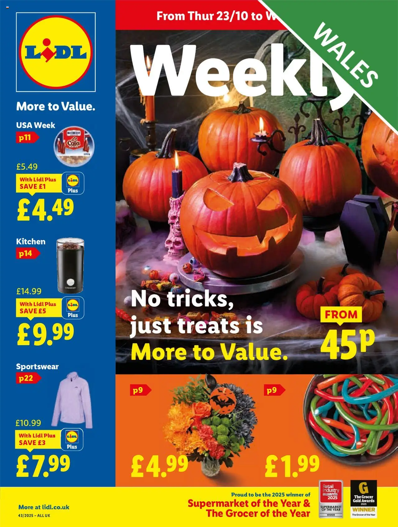 Lidl - Lidl Weekly Wales - page 1- valid from 23/10/2025
