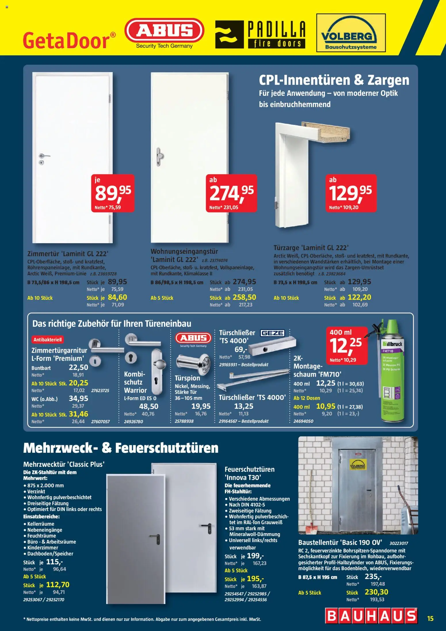 Bauhaus Prospekt 	 - Seite 15 - gültig ab 11.04.2026