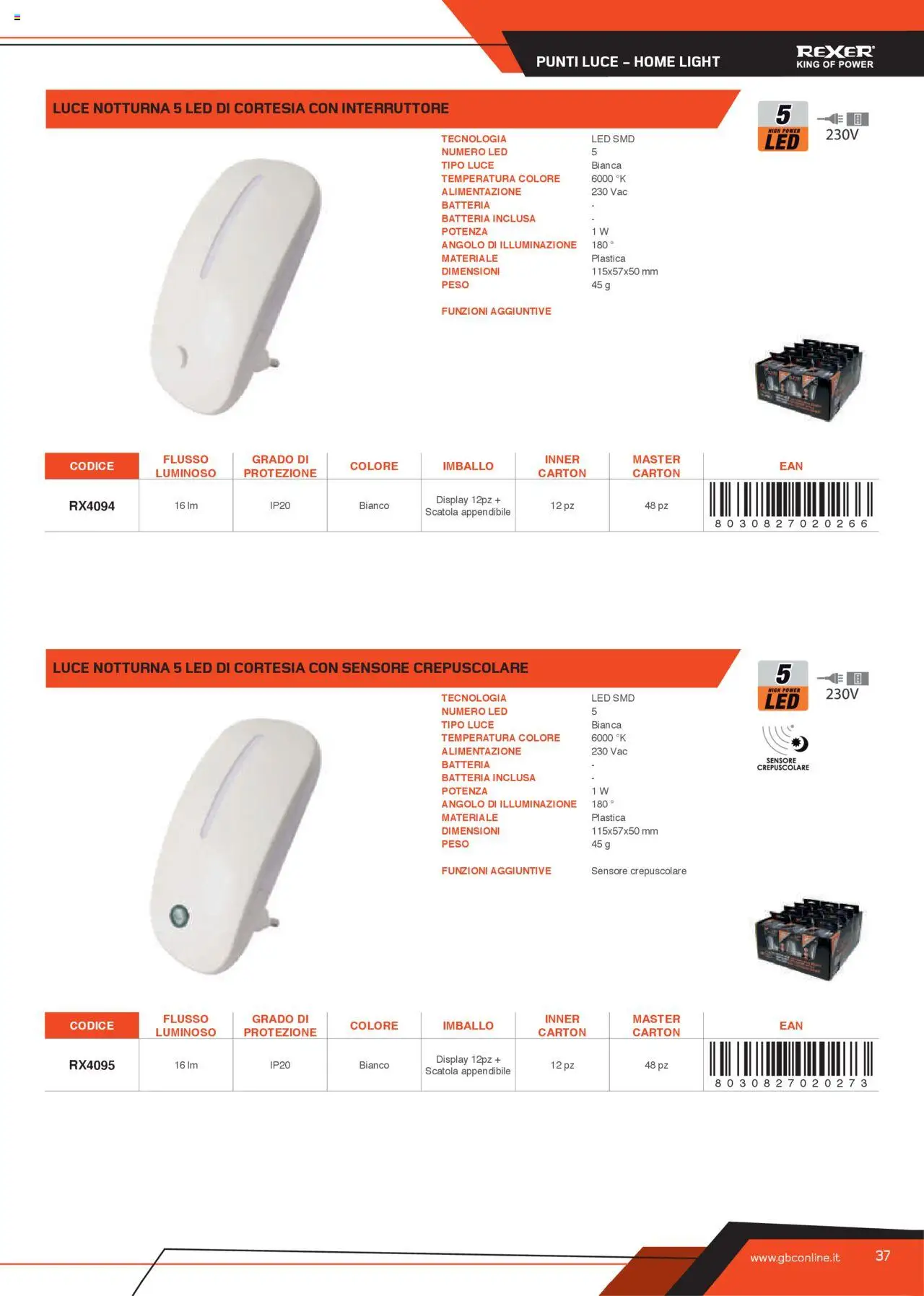 GBC Torce catalogo - pagina 37 - valido dal 31/05/2025