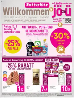 Vorschau Sutterlüty Flugblatt gültig ab 11.09.2025
