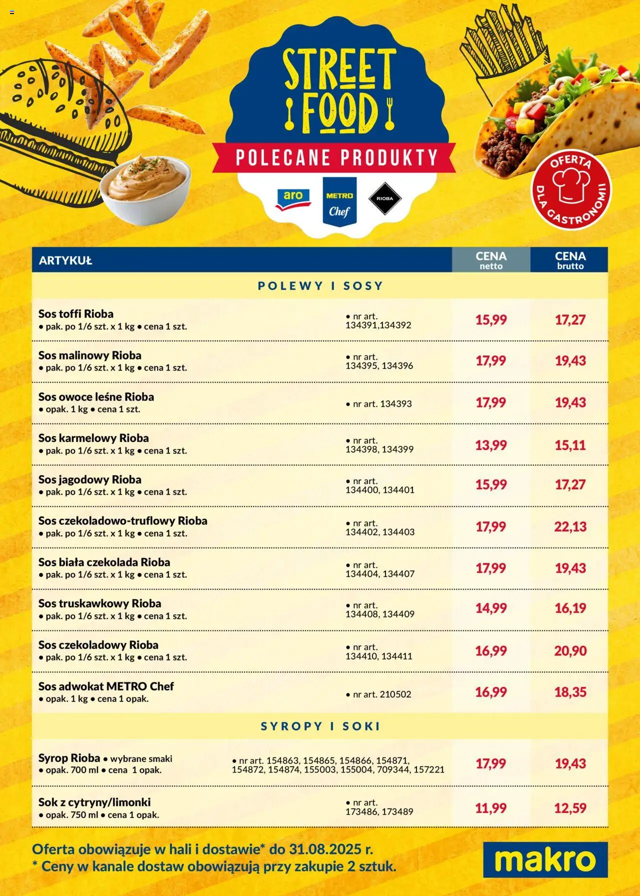 Makro Gazetka - Street Food - strona 2- ważny od 18.07.2025