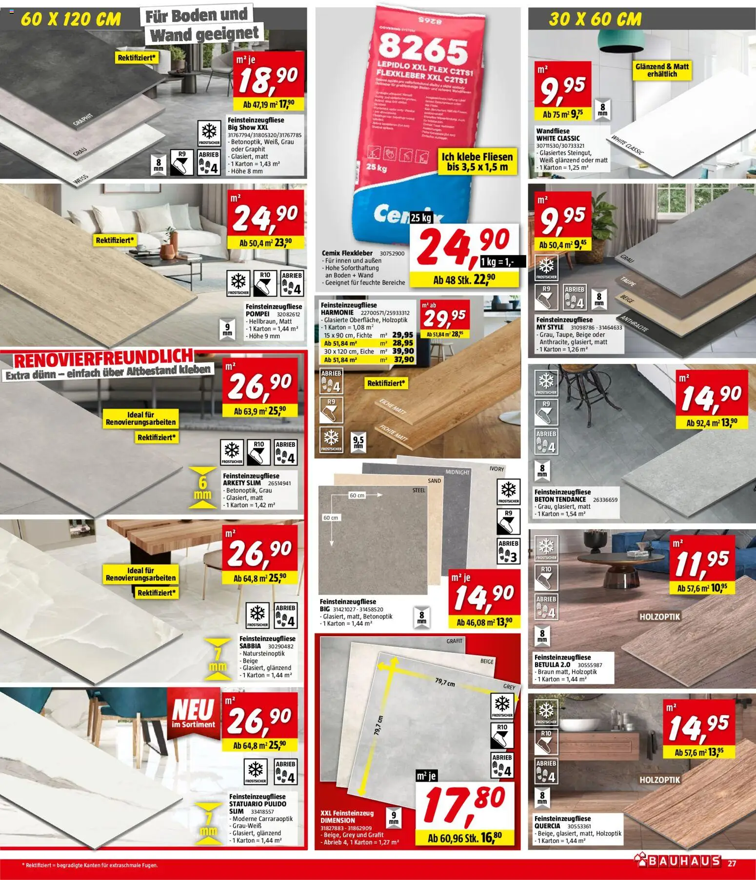 Bauhaus Prospekt aktuell - page 27- valid from 01.04.2026