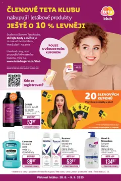 Náhled TETA Drogerie leták - Klub platný od 28.08.2025
