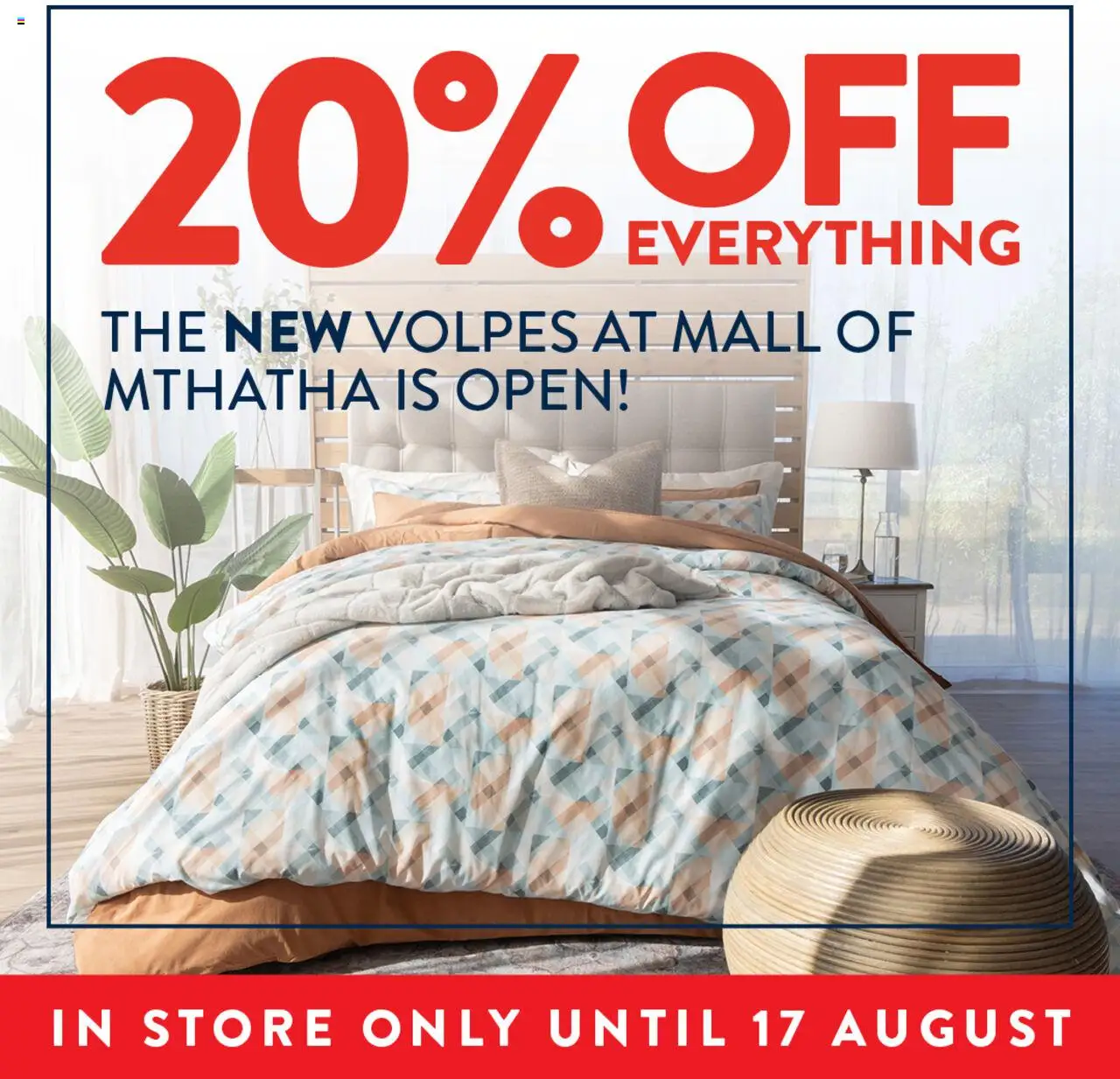 Volpes Store Opening Sale - page 1- valid from 14/08/2025