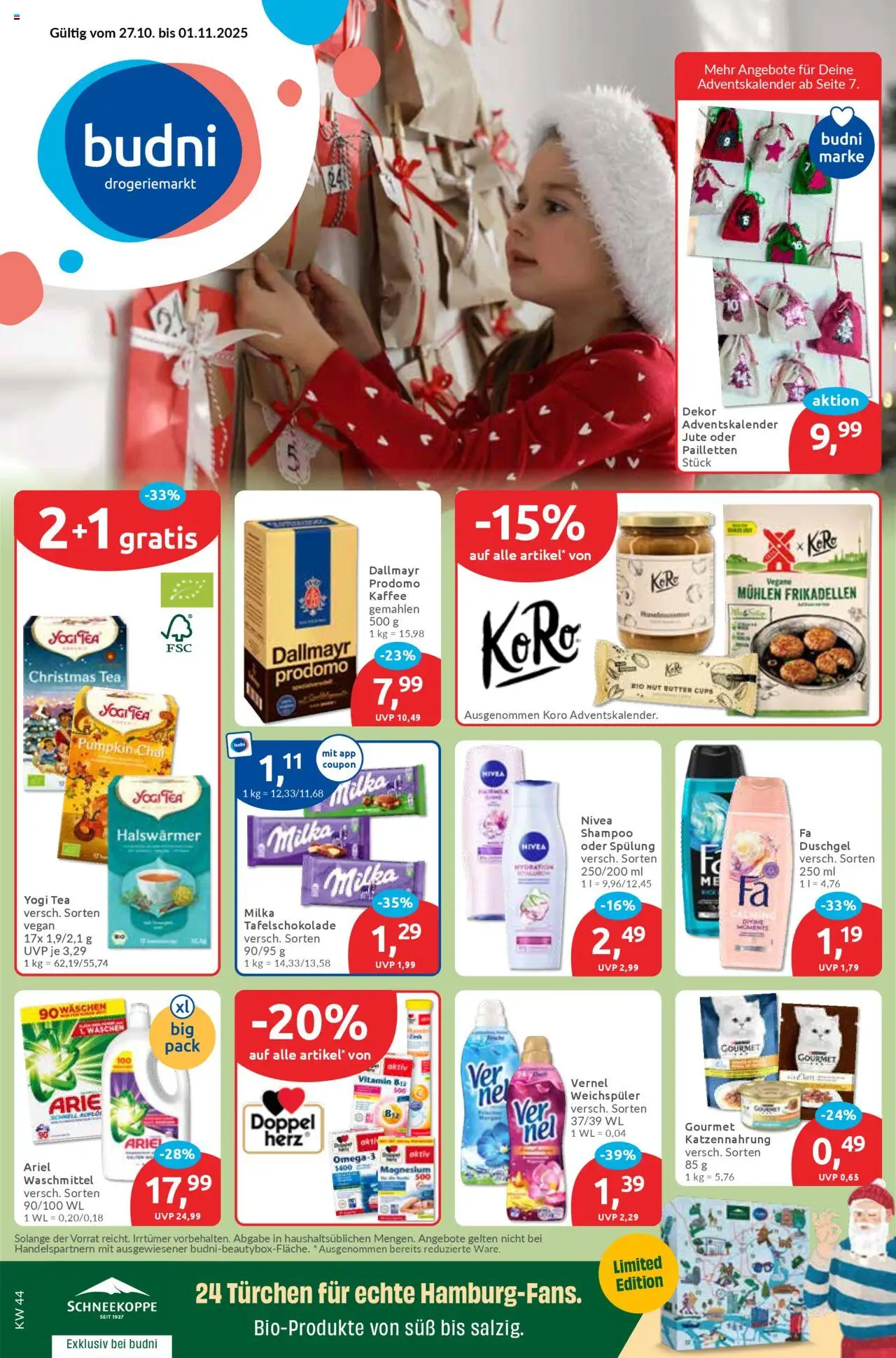 Budni Prospekt 	 - Seite 1 - gültig ab 27.10.2025