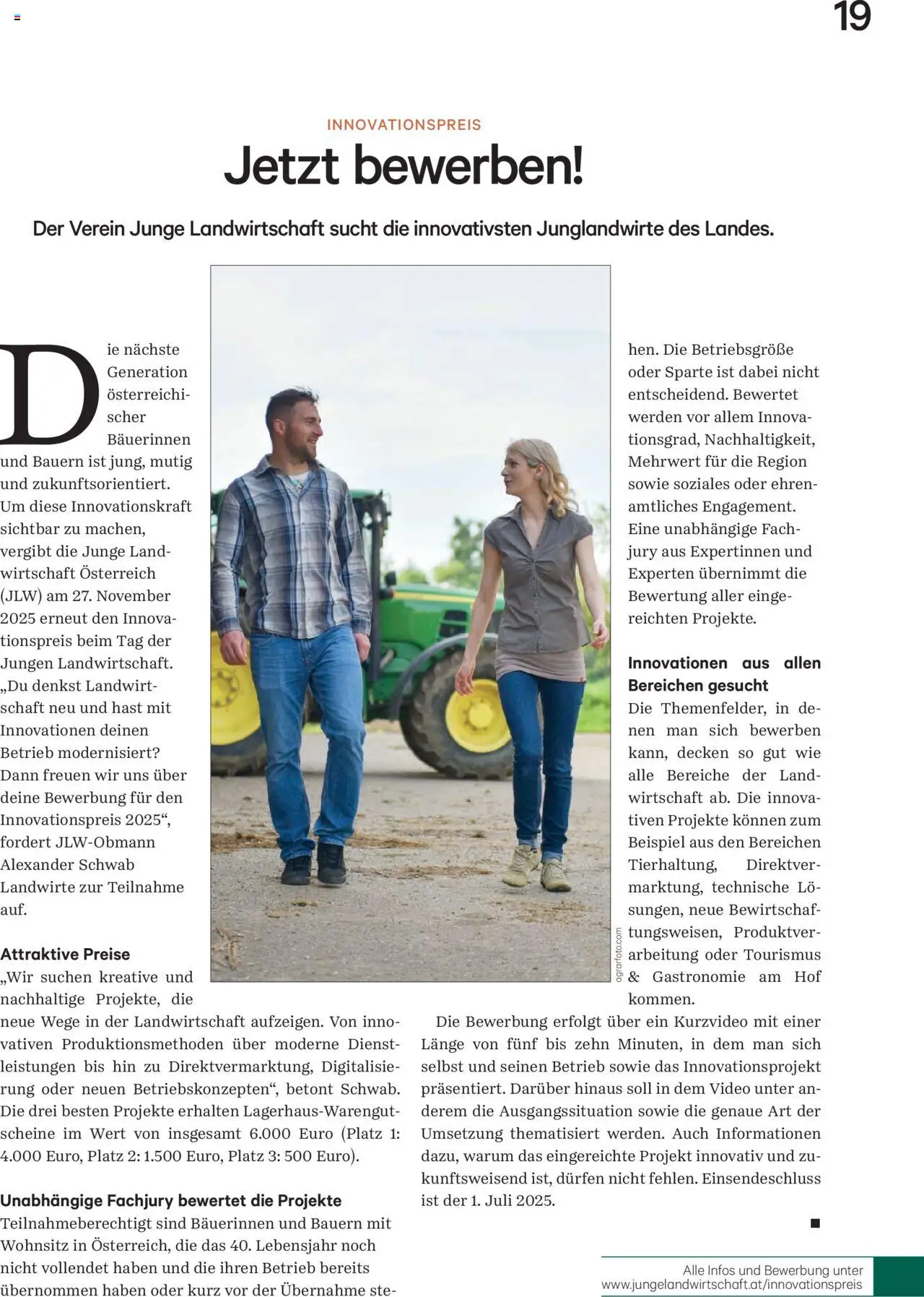 Lagerhaus Unser Land Juli-August 2025 - Seite 19- gültig ab 01.07.2025