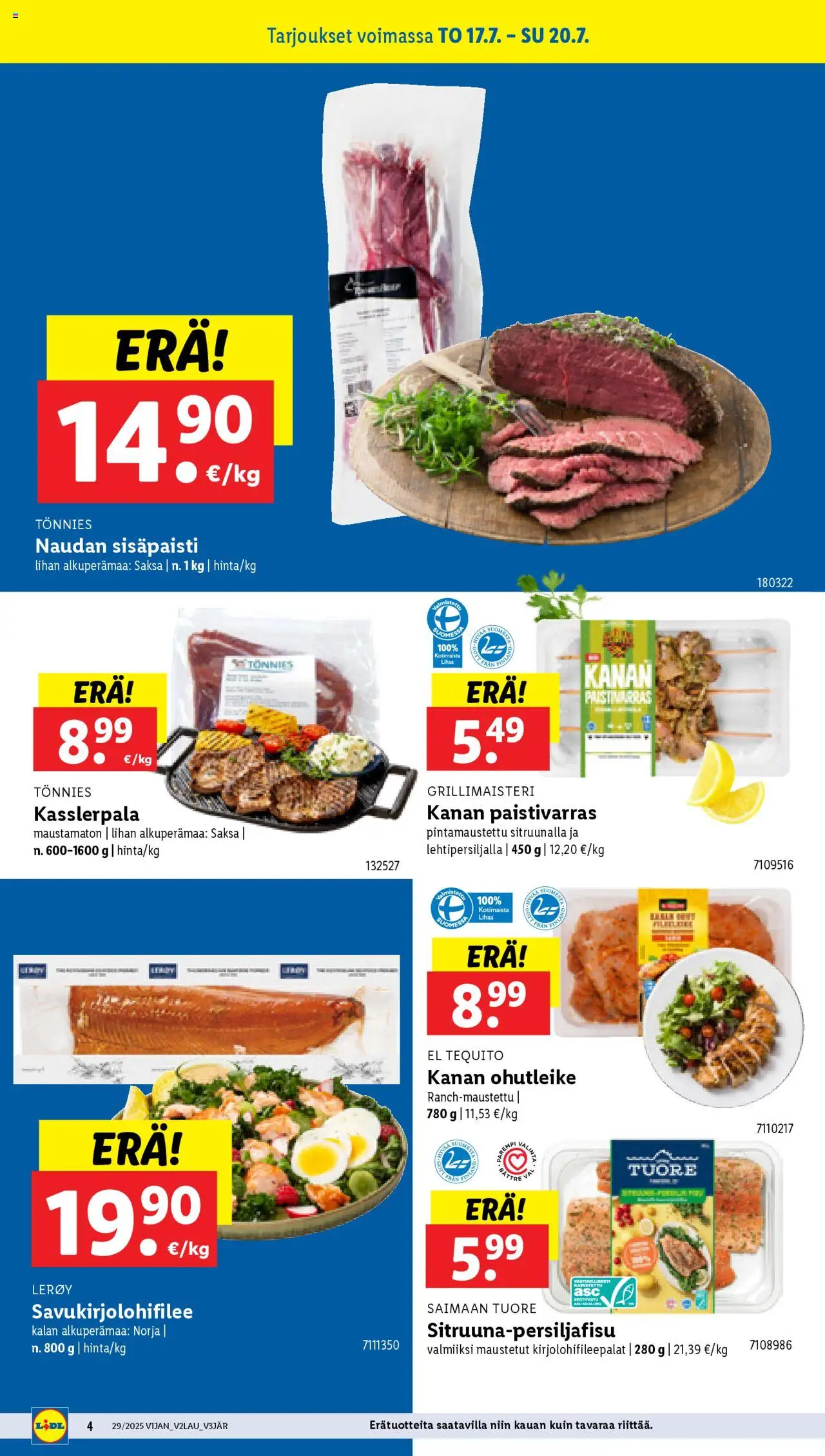 Lidl tarjoukset - sivu 6- voimassa alkaen 17/07/2025