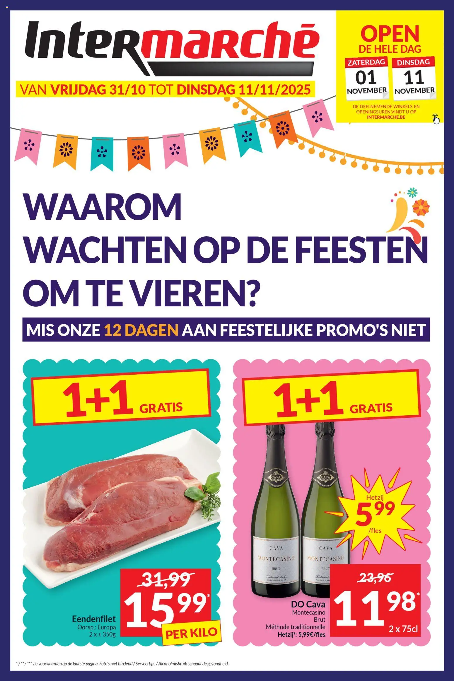 Intermarché - Mis onze 12 dagen aan feestelijke promo’s niet - pagina 1- geldig vanaf 31/10/2025