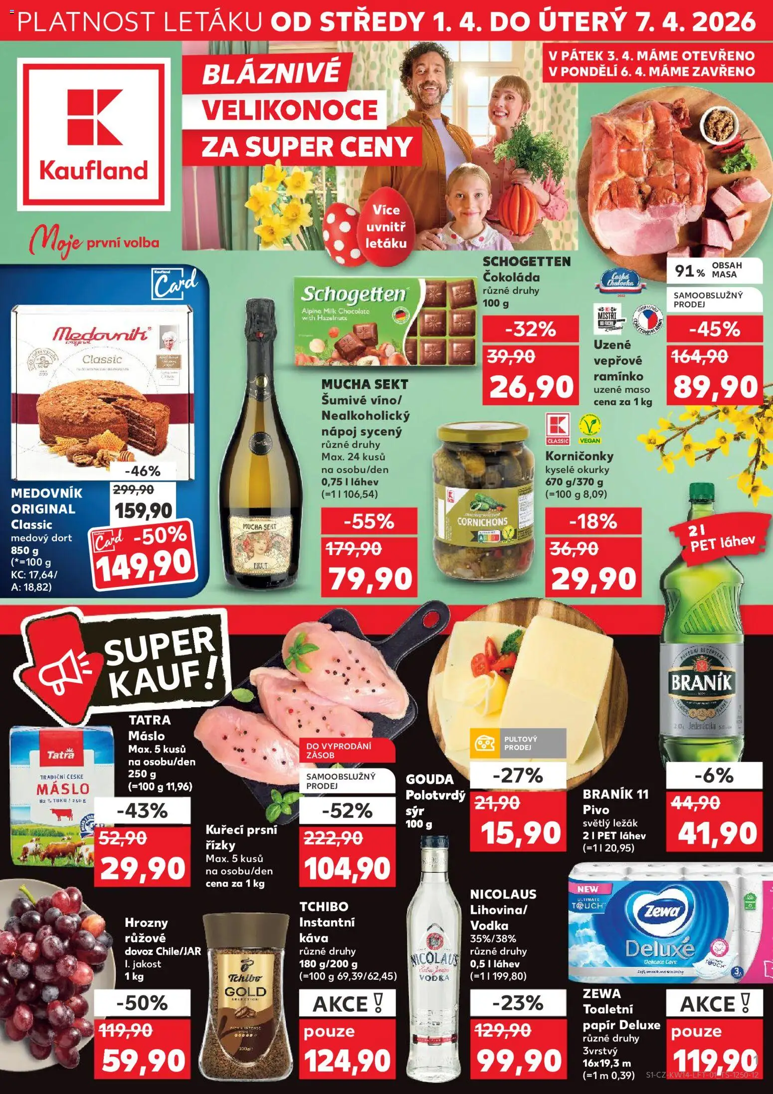 Kaufland - Kaufland leták - strana 1- platný od 01.04.2026