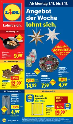 Vorschau Lidl - Prospekt gültig ab 03.11.2025