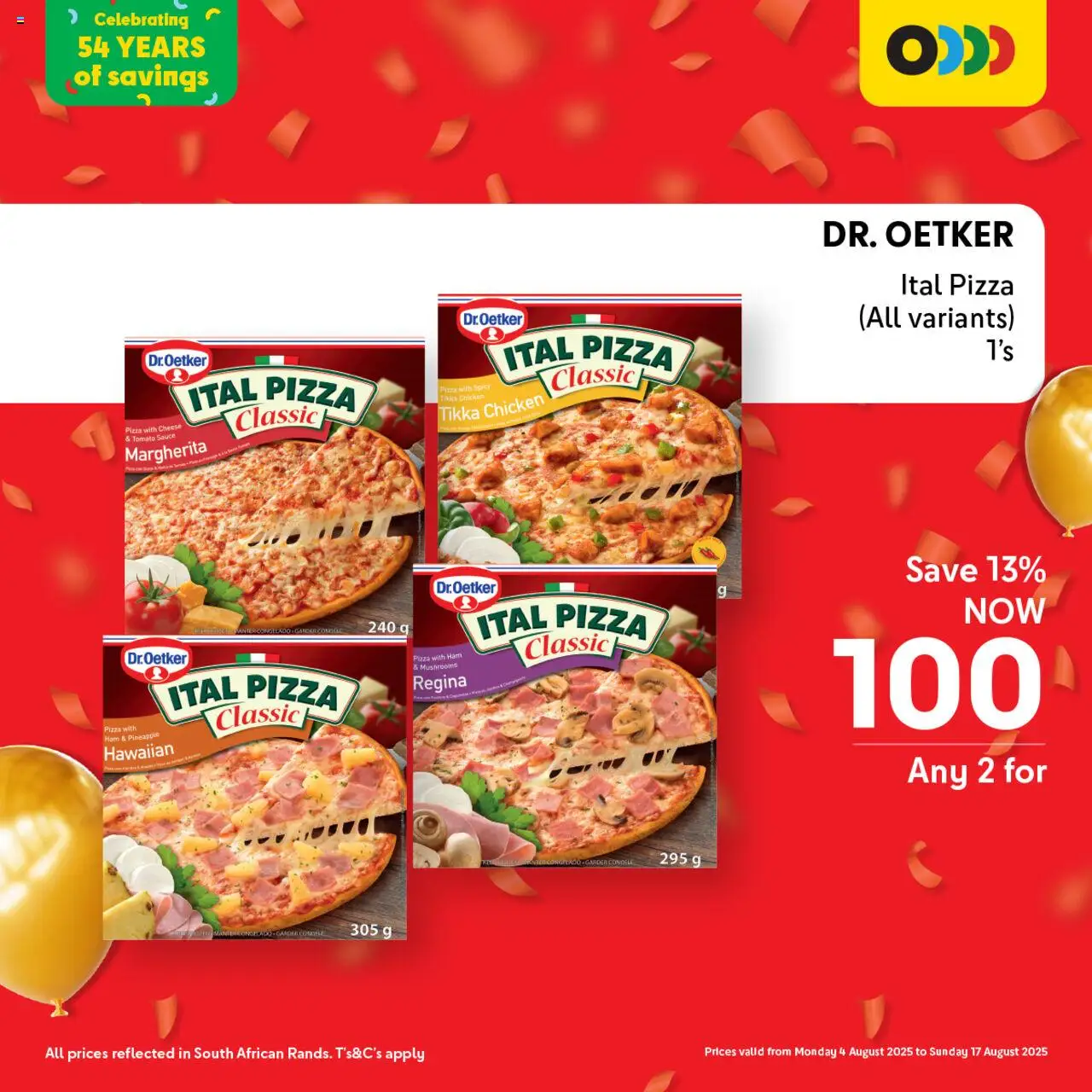 Makro Birthday Deals Frozen Food - page 1- valid from 04/08/2025