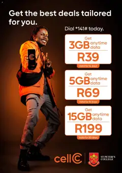 Preview Cell C Contract St Peter's College Deals valid from 18/09/2025