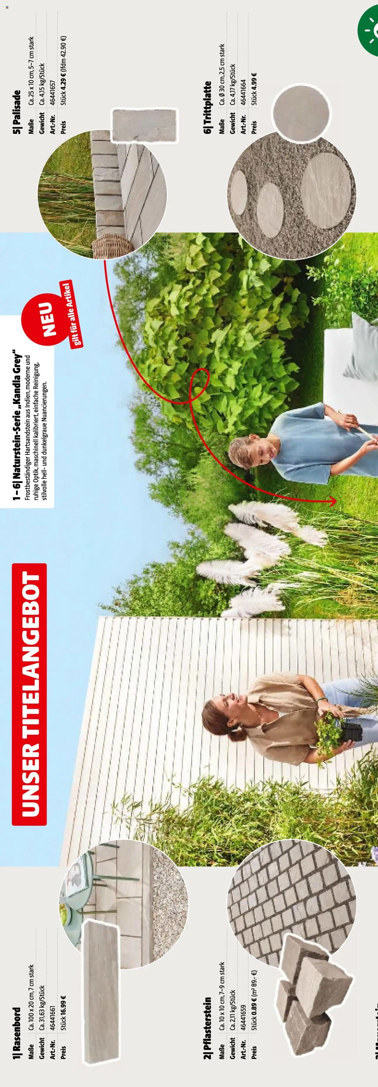 Hagebau Katalog Gartenbaustoffe - Seite 36 - gültig ab 02.03.2025