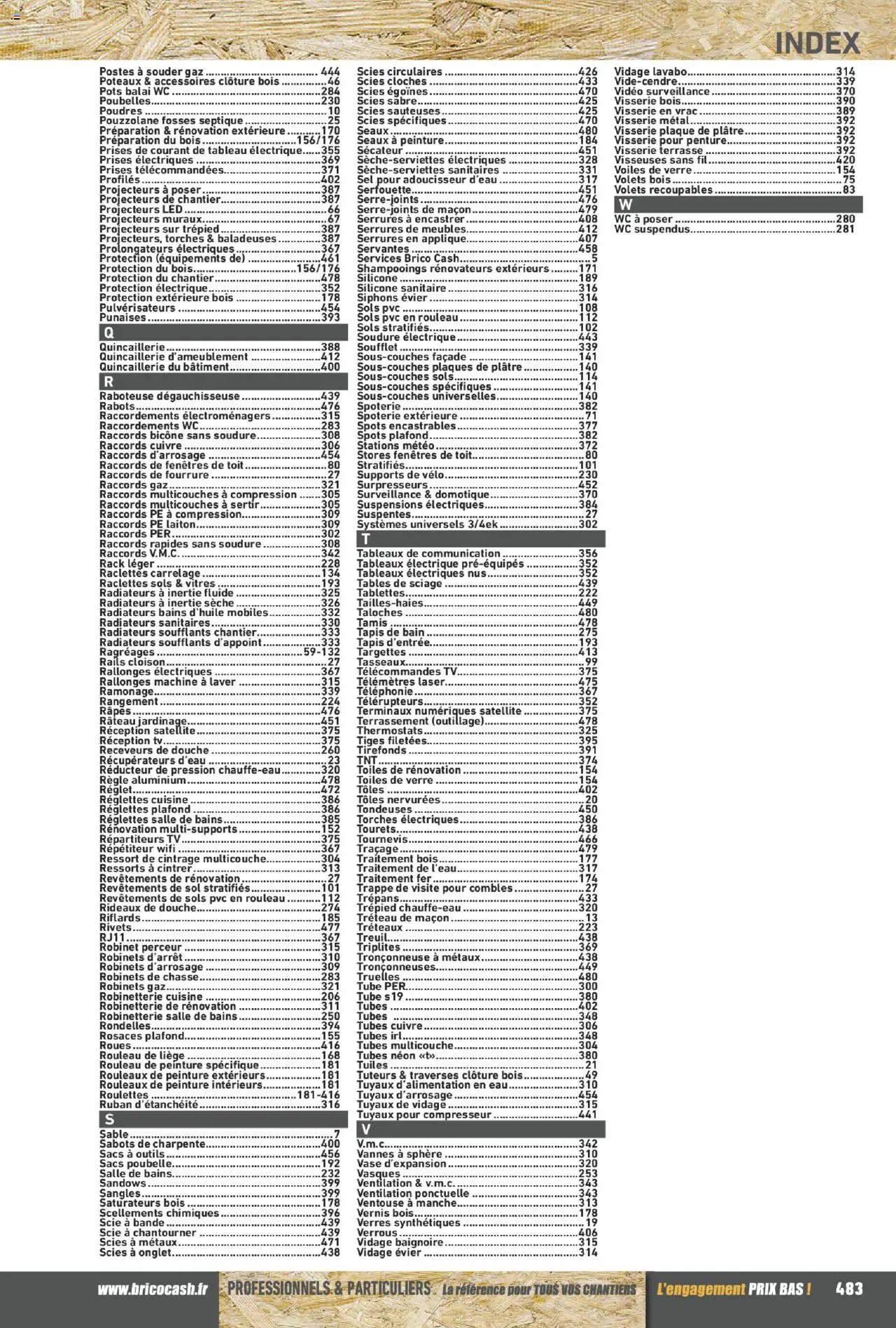 Brico Cash catalogue - page 483 - valable à partir du 04/04/2025