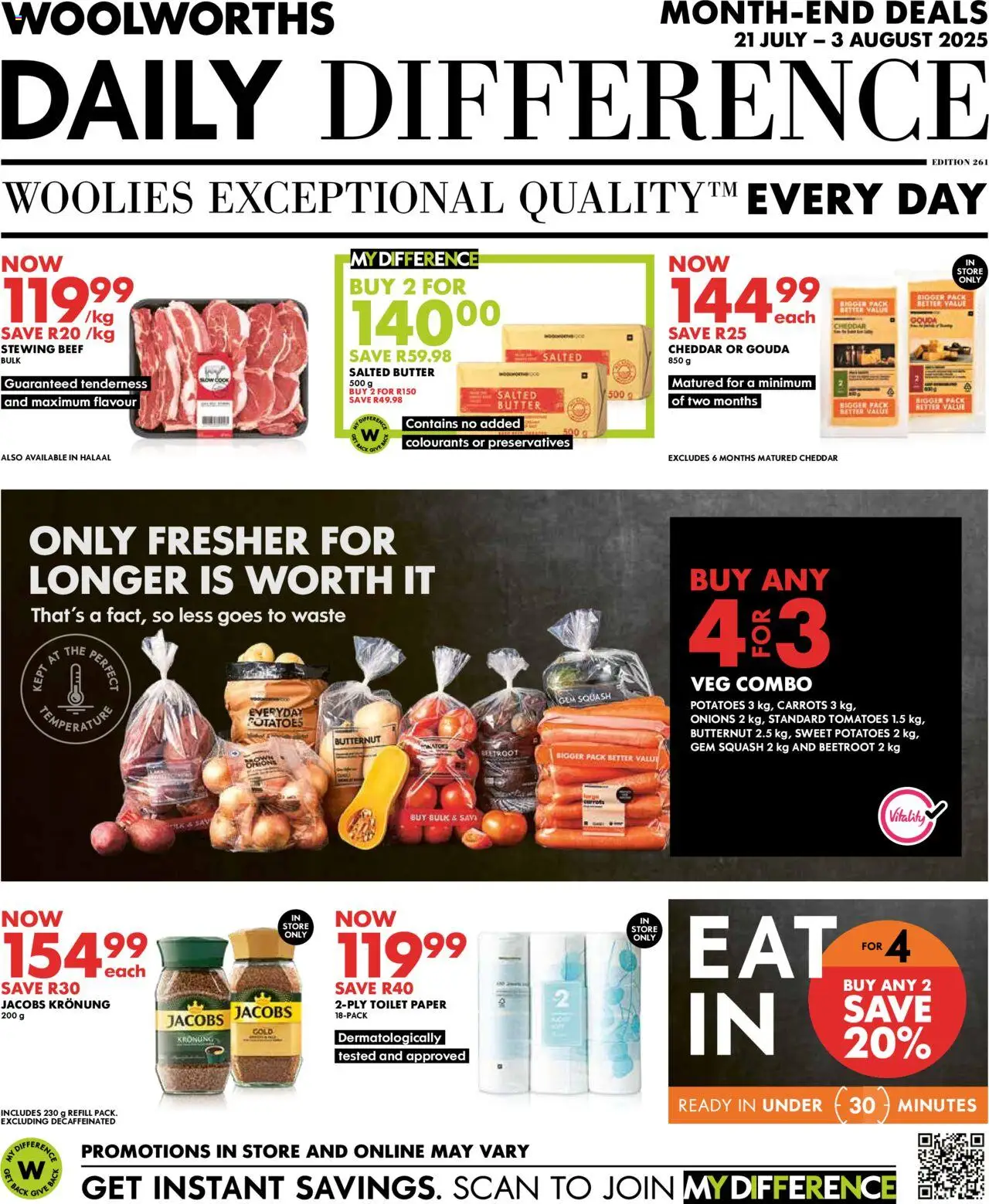 Woolworths Specials - page 1- valid from 21/07/2025