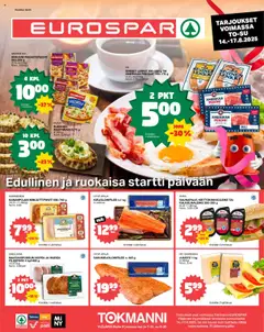 Esikatselu Tokmanni - EUROSPAR Ylöjärvi Ruokasanomat voimassa alkaen 14/08/2025