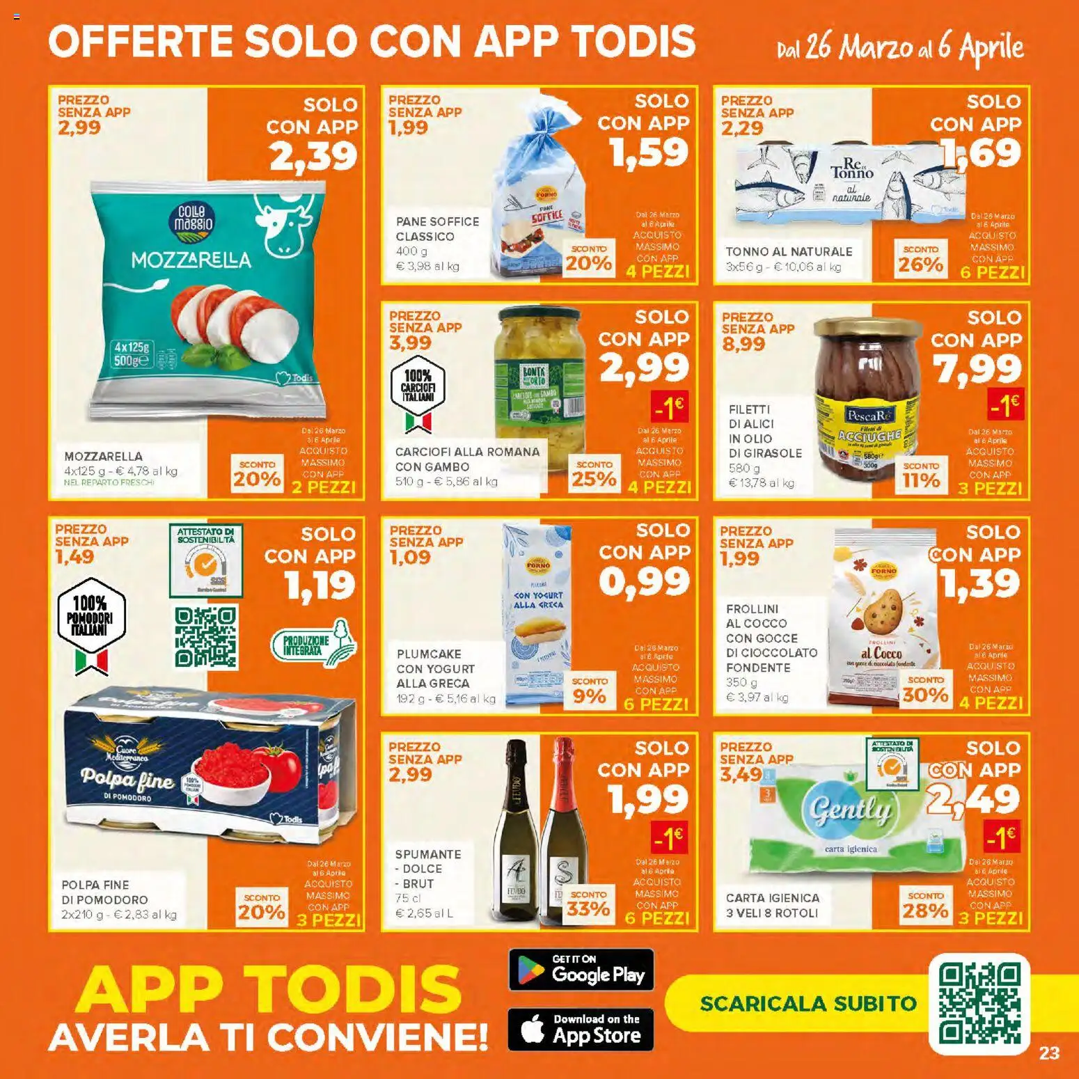 Todis volantino - pagina 23 - valido dal 26/03/2026