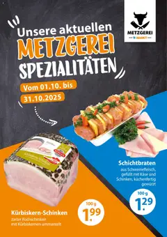 Vorschau V-Markt - Metzgereiangebote Oktober gültig ab 01.10.2025
