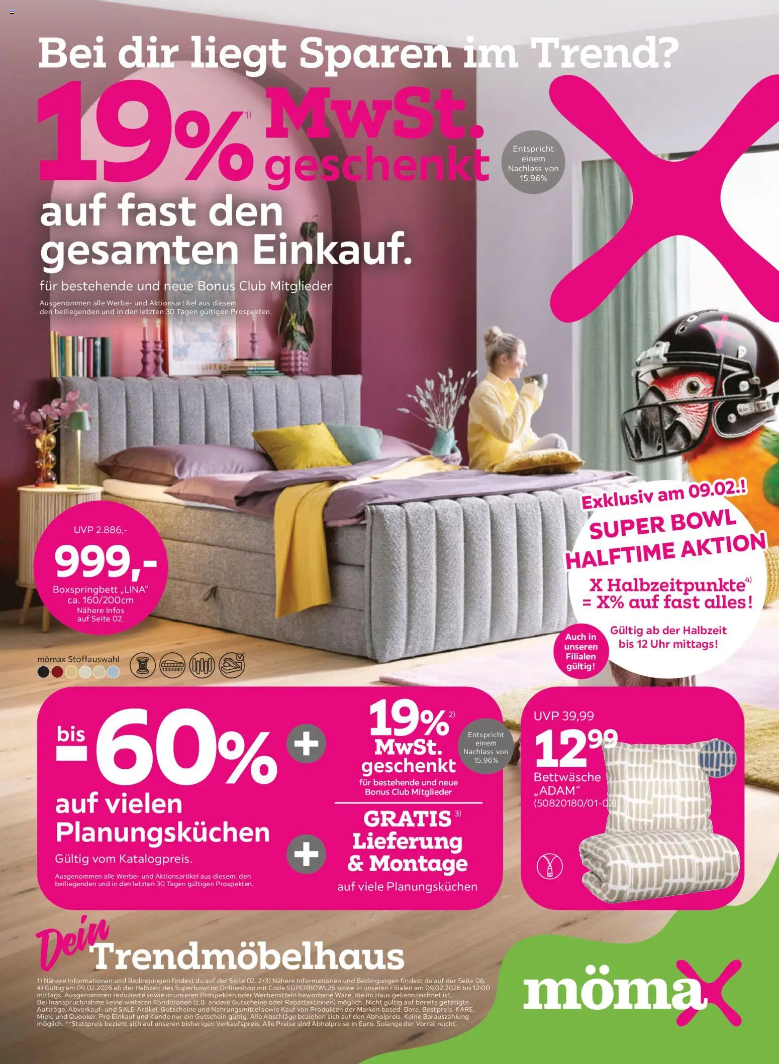 Mömax Prospekt 	 - Seite 1 - gültig ab 02.02.2026