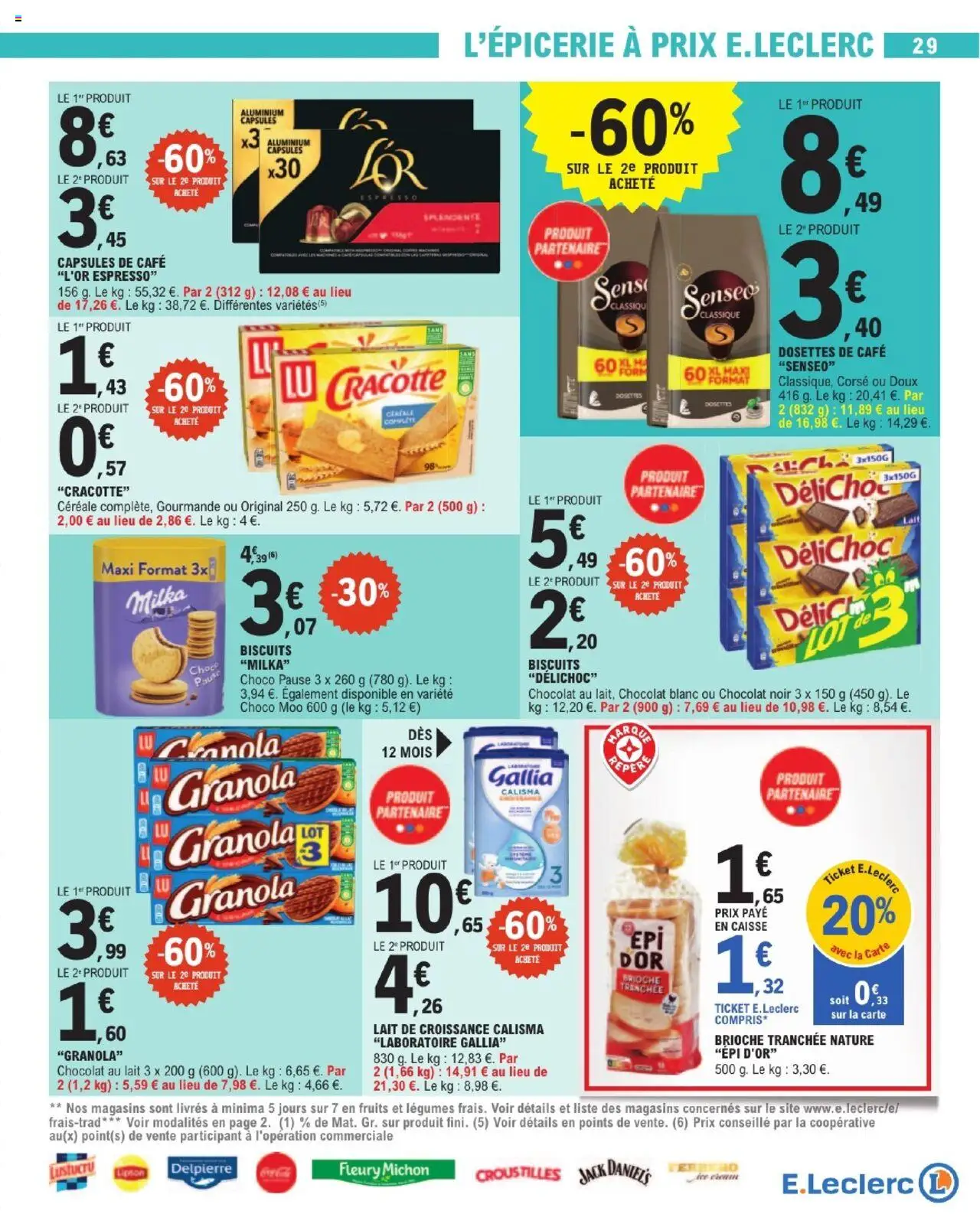 E.Leclerc catalogue semaine 29 - page 29 - valable à partir du 15/07/2025