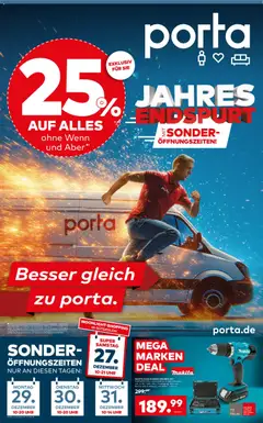 Vorschau Porta! Prospekt 	 gültig ab 19.12.2025