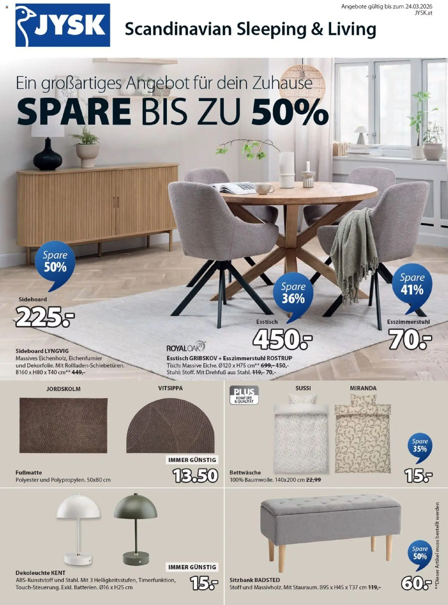JYSK Angebote - Seite 1- gültig ab 17.02.2026