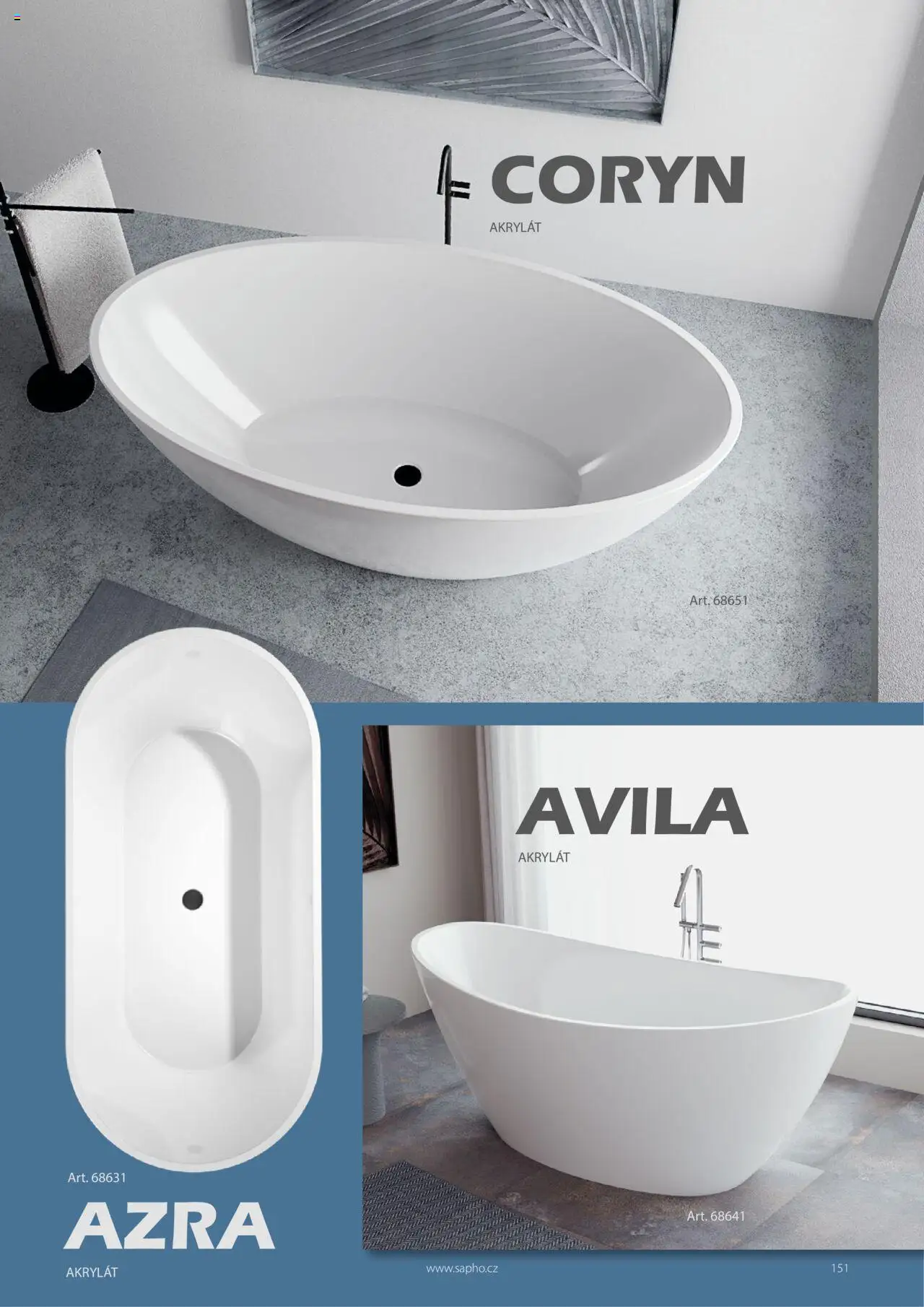 Sapho koupelny katalog - Koupelny inspirace - strana 151- platný od 17.04.2025