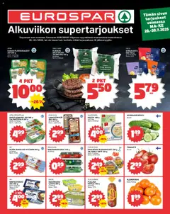 Esikatselu Tokmanni - EUROSPAR Ylöjärvi Ruokasanomat voimassa alkaen 28/07/2025