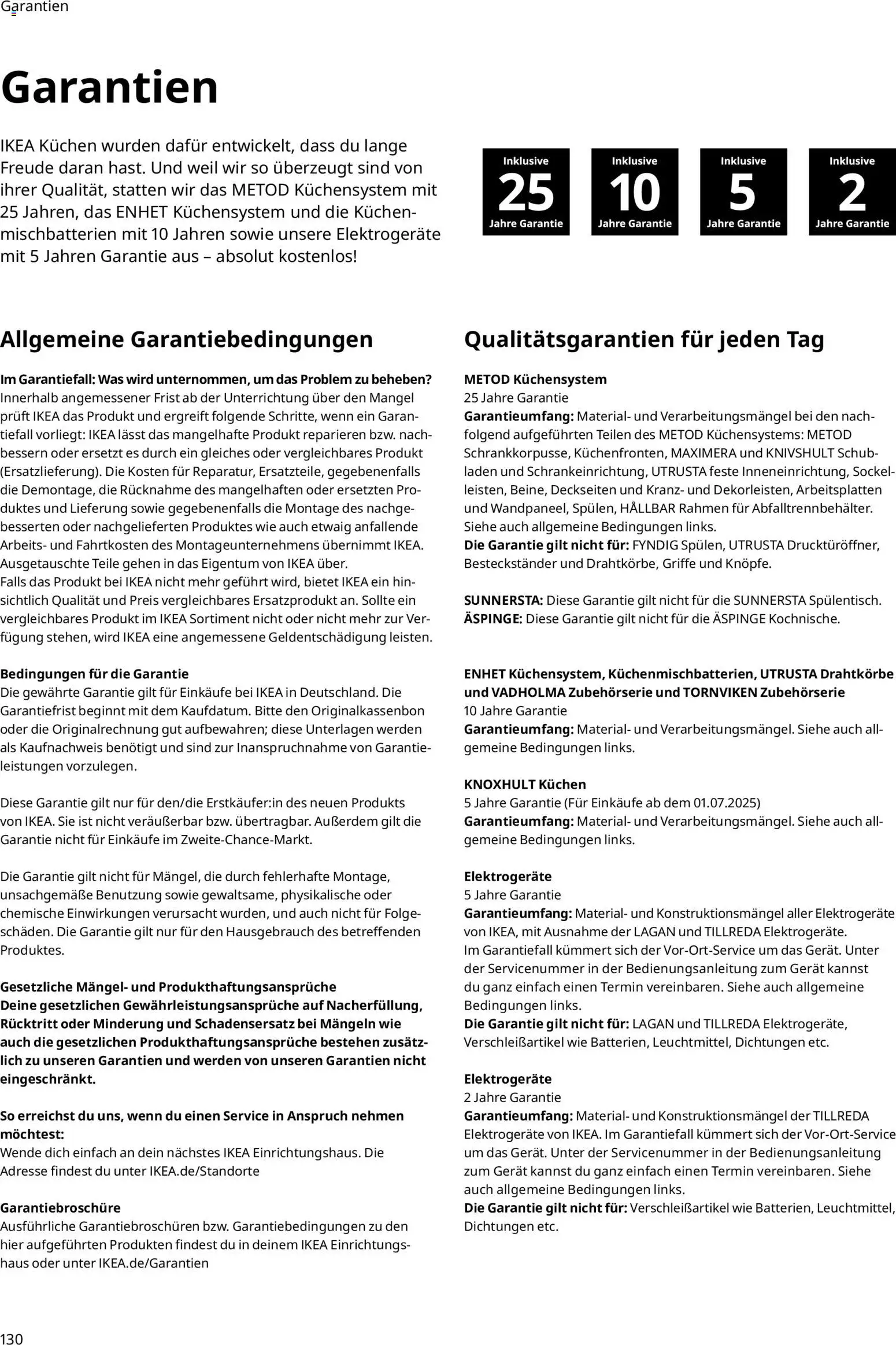 Ikea Küchen  - Seite 130 - gültig ab 02.01.2026