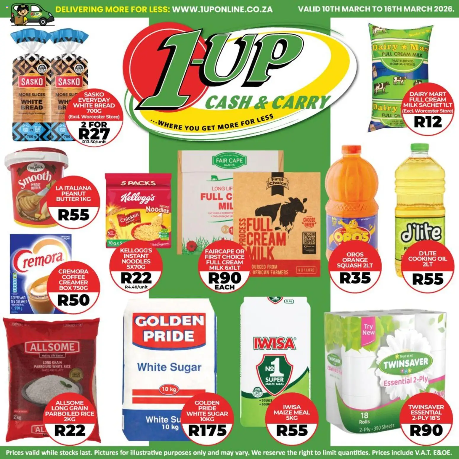 1UP Cash & Carry Specials - page 1- valid from 10/03/2026