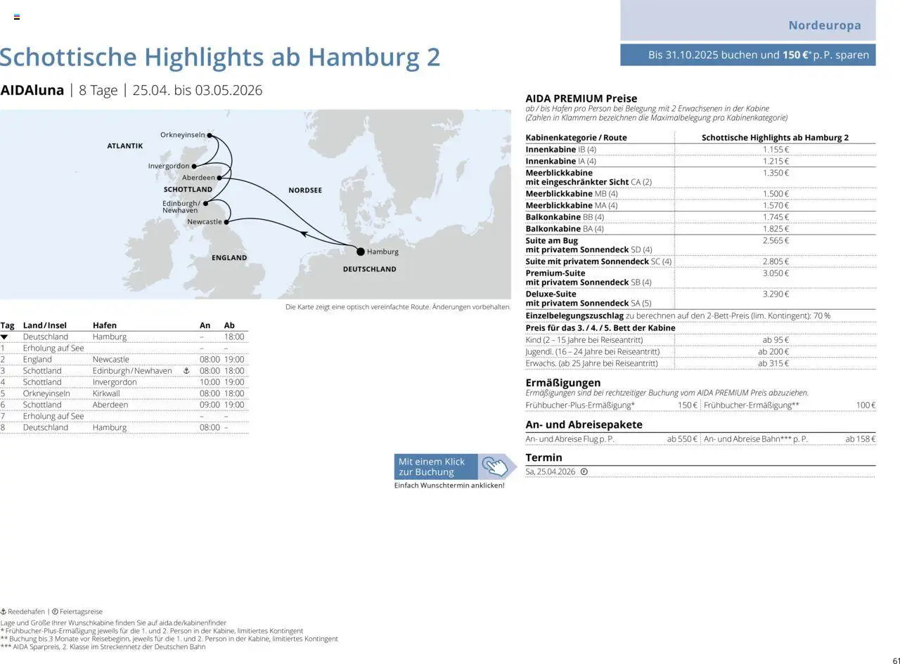 Aida Sommer 2026 - Seite 61 - gültig ab 01.03.2026