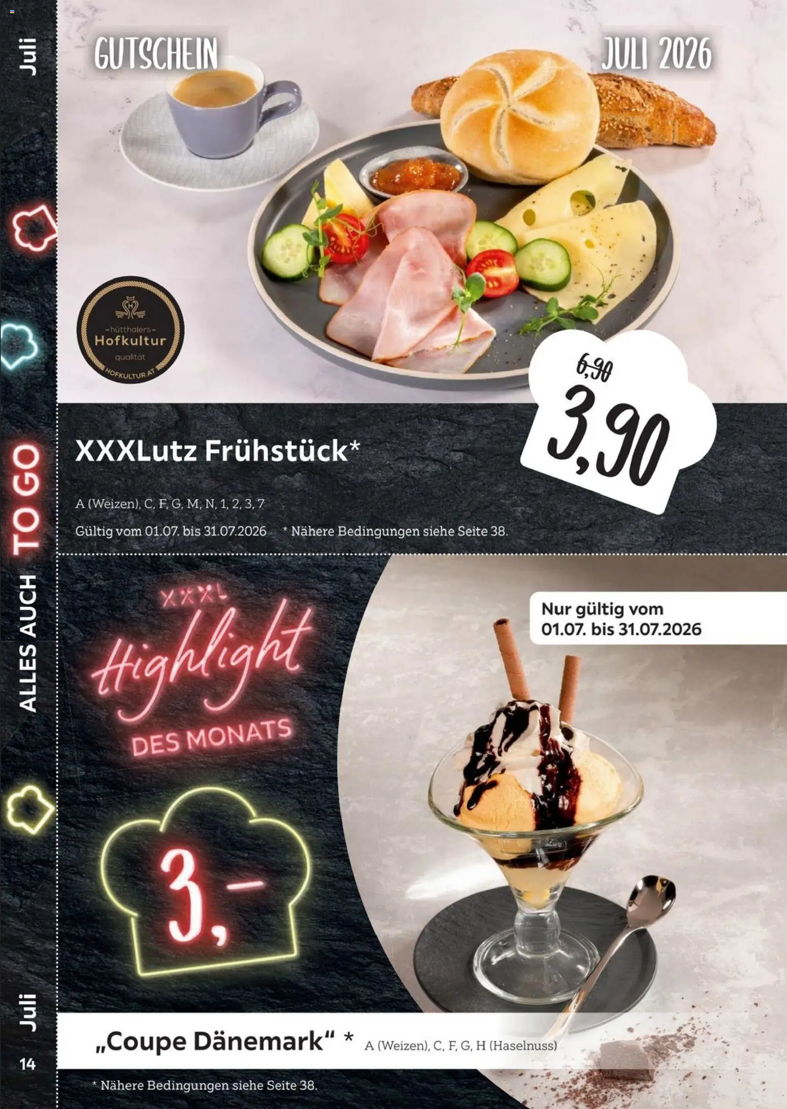 XXXL Lutz Restaurantgutscheine - Seite 14 - gültig ab 01.02.2026