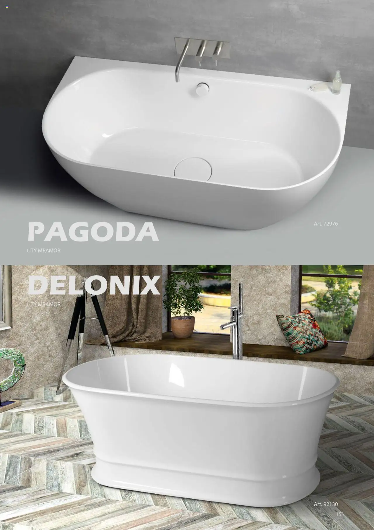 Sapho koupelny katalog - Koupelny inspirace - strana 153- platný od 17.04.2025