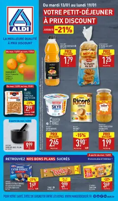 Aperçu Aldi - Catalogue de la semaine 3 valable à partir du 13/01/2026