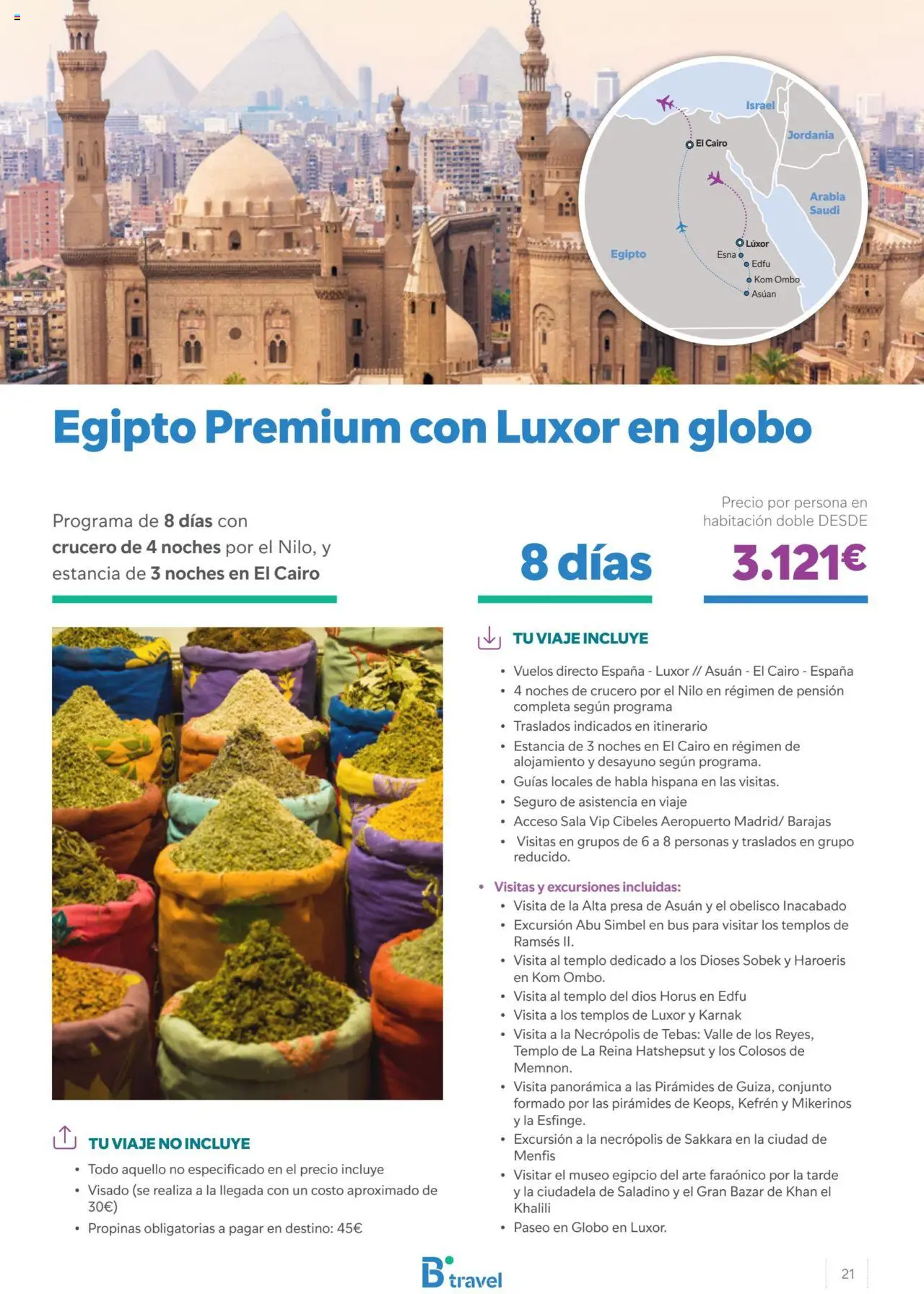 B the travel brand Egipto - Página de 21 - Válido desde 15/04/2024