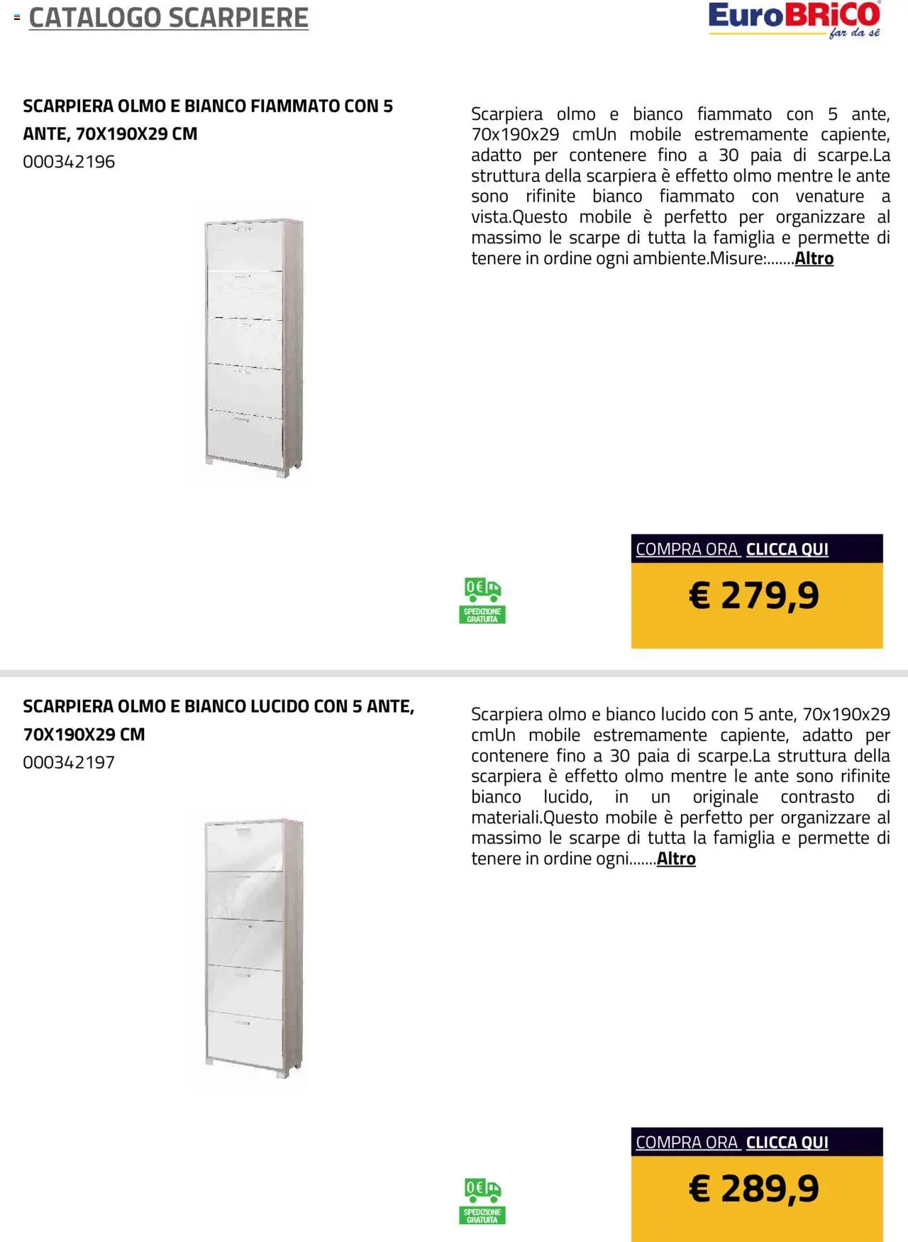 Eurobrico Scarpiere catalogo - pagina 16 - valido dal 23/07/2025